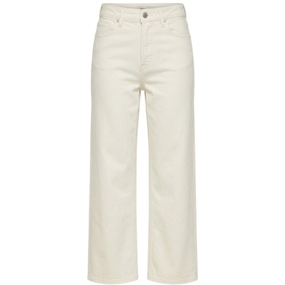 OAT New York Womens White Wide Leg High Rise Stretch Denim Jeans Size 10/30